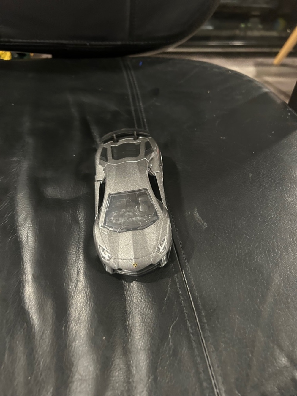 Lamborghini Silver Metallic Toy Sports Car